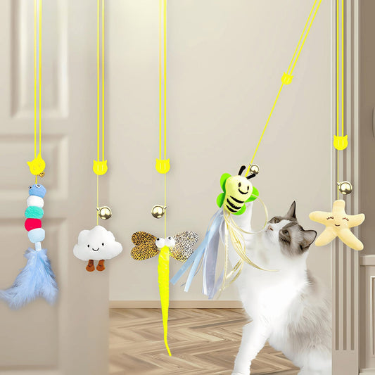 Retractable Hanging Cat Toy-cat--Catati NZ