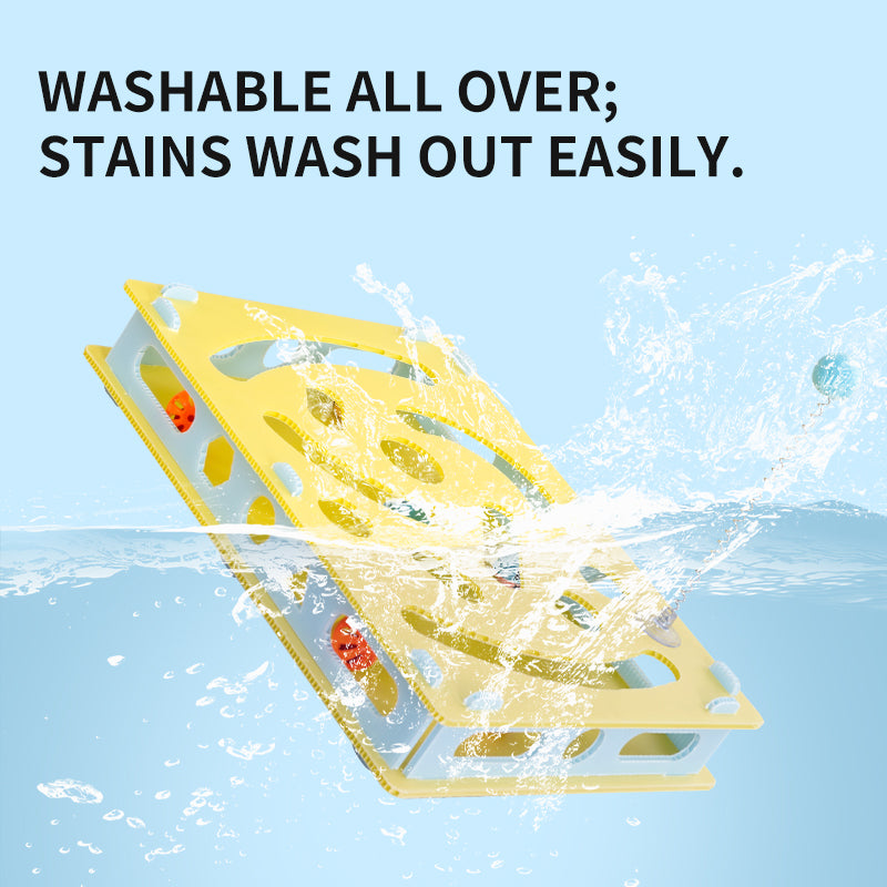 Suction Cup Spring Furball Cat Toy – Interactive Enrichment Game by CATATI SELECTED - Default Title - Playing - Catati