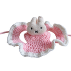 Hand-Knitted Crochet Cat Hat - Cute Artisan Pet Accessory