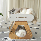 Modern Wood Cat Scratcher & Lounge – Multi-Level Design by CATATI SELECTED - Default Title - Furniture - Catati