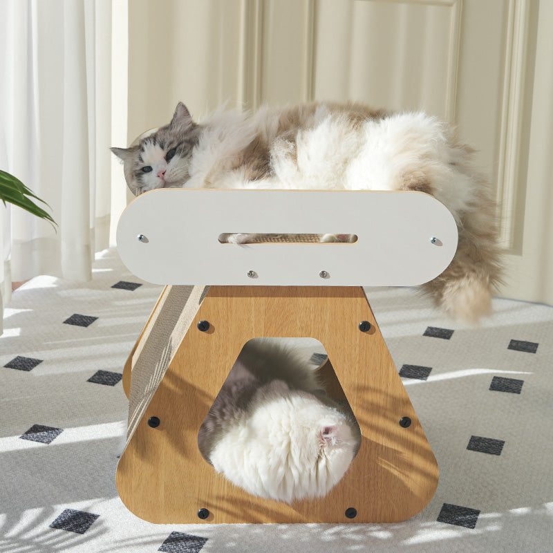 Modern Wood Cat Scratcher & Lounge – Multi-Level Design by CATATI SELECTED - Default Title - Furniture - Catati