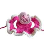 Hand-Knitted Crochet Cat Hat - Cute Artisan Pet Accessory