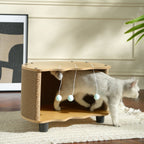 Eggshell Cat Tree with Scratcher & Hanging Toys by CATATI SELECTED - Default Title - Furniture - Catati