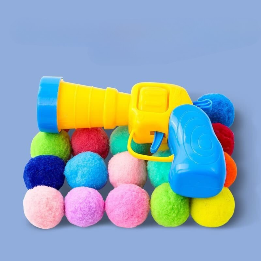 Interactive Cat Launcher Set - Rapid Fire Play & Hunting Exercise - The Rapid-Fire Scout (Plush Edition) - Toys - Catati Cat Store