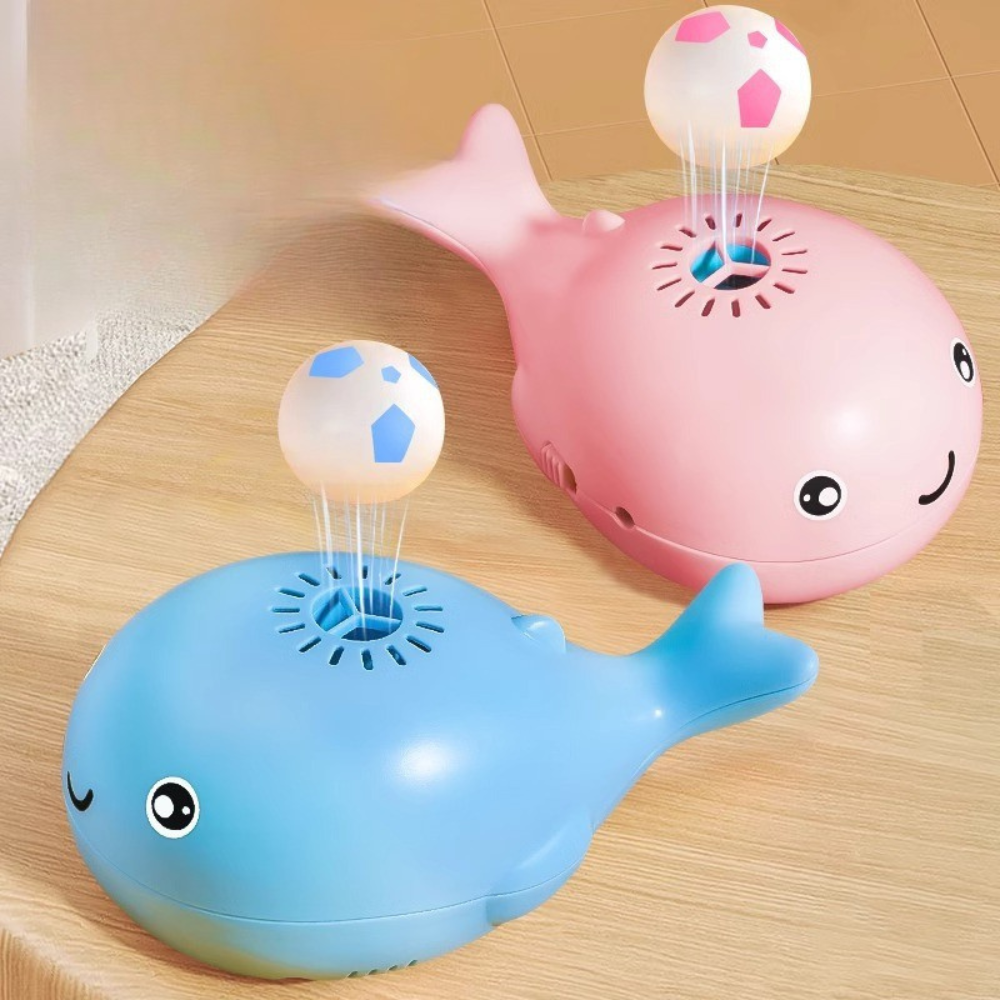Whale Floating Ball Toy - Interactive Aerodynamic Teaser - Blue - Toys - Catati Cat Store
