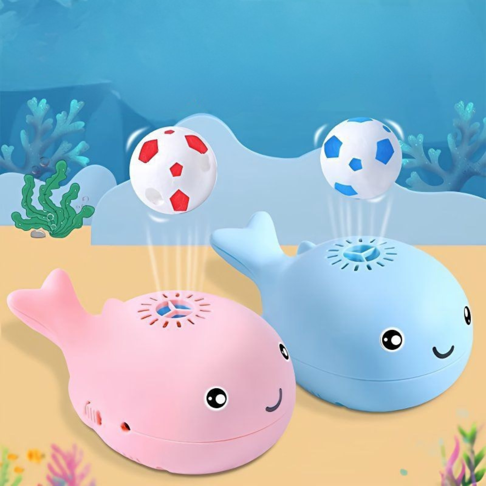 Whale Floating Ball Toy - Interactive Aerodynamic Teaser - Blue - Toys - Catati Cat Store