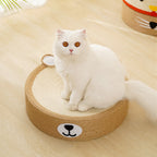 Hemp Fibre Cat Scratching Pad by Catati - Bear - Playing - Catati