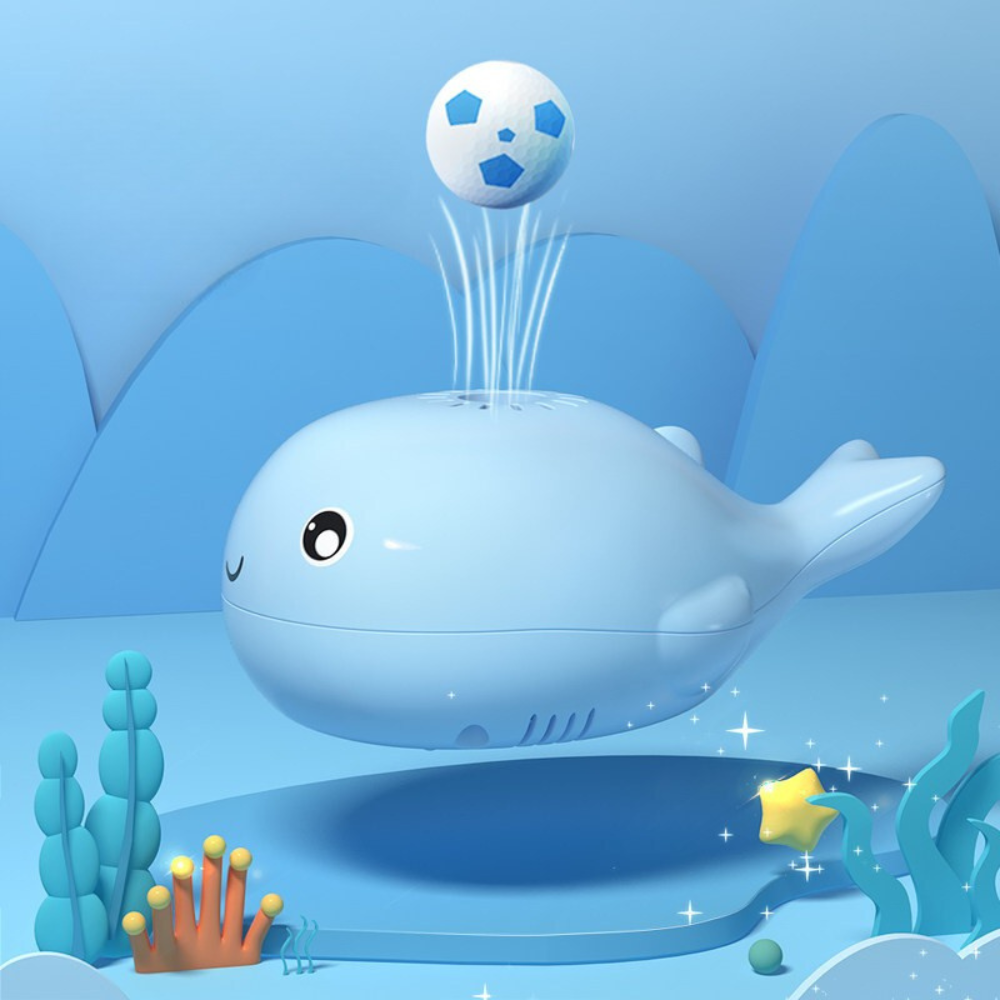 Whale Floating Ball Toy - Interactive Aerodynamic Teaser - Blue - Toys - Catati Cat Store