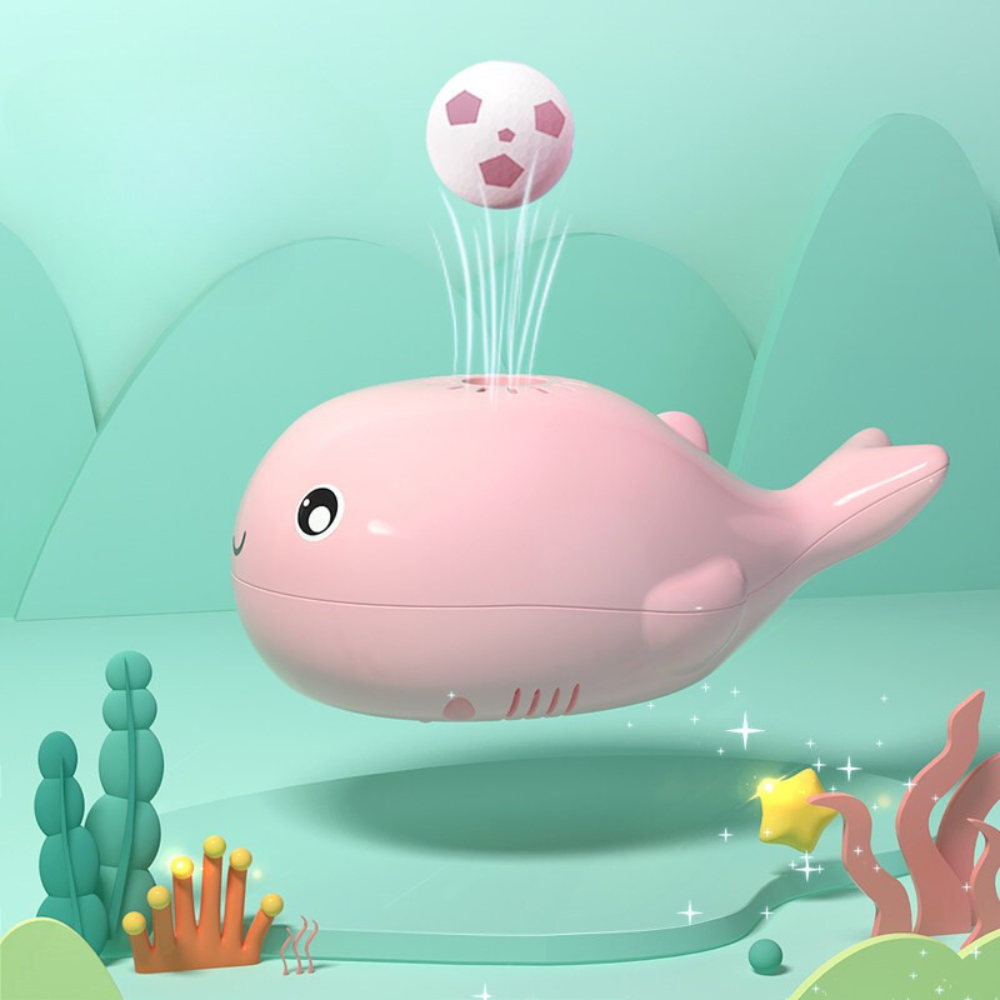 Whale Floating Ball Toy - Interactive Aerodynamic Teaser - Pink - Toys - Catati Cat Store