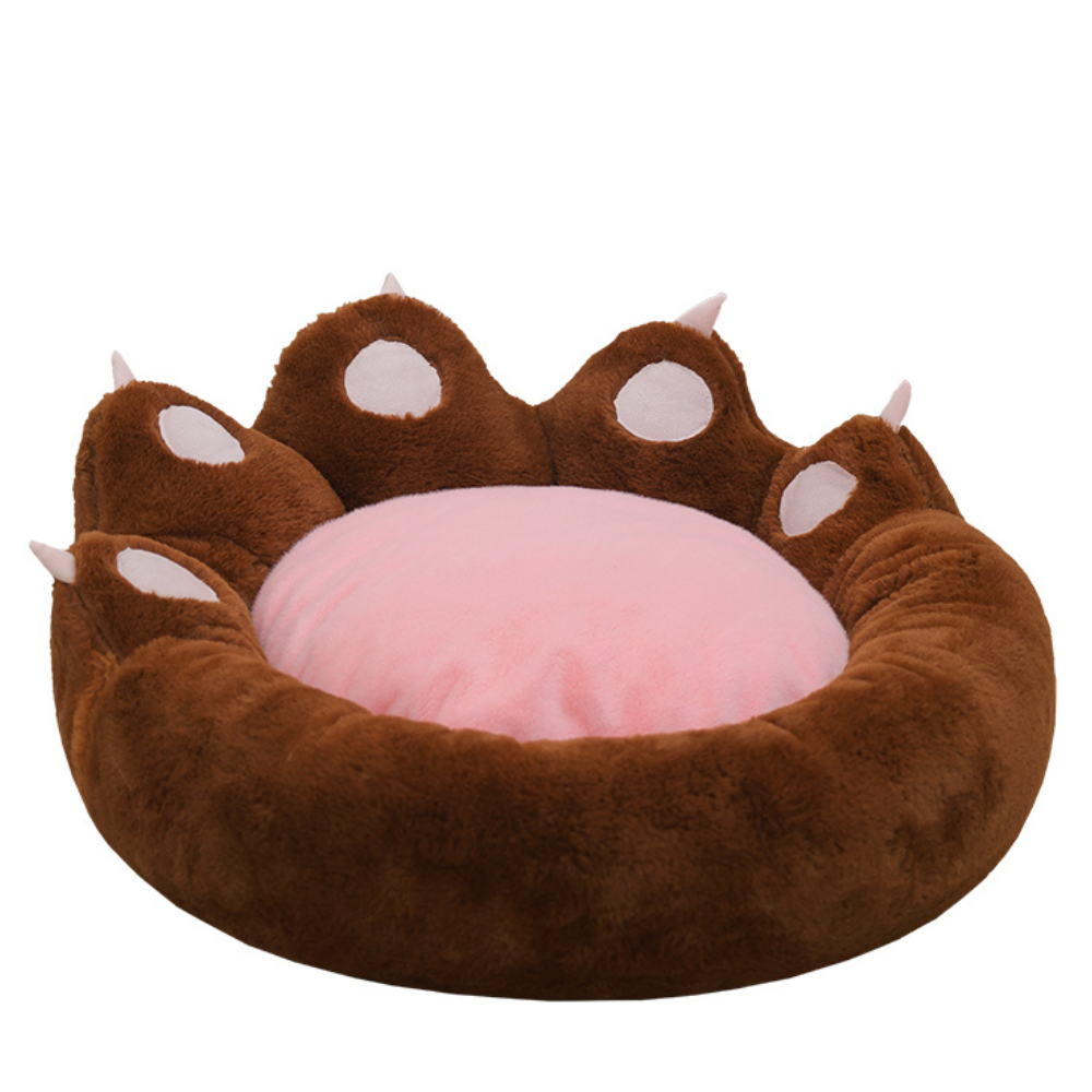 Plush Cat Paw Bed - Deep Sleep Comfort