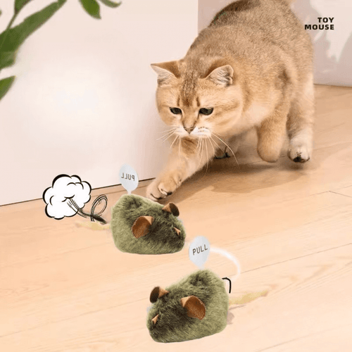 Interactive Catnip Mouse Toy – Squeaks on Touch - Default Title - Toys - Catati Cat Store