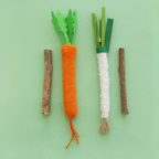 Carrot & Spring Onion Catnip Toy – NZ Enrichment Pick