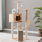 Designer Cat Castle Tower - Single Panoramic Space Capsule & Biologically Optimized Tones