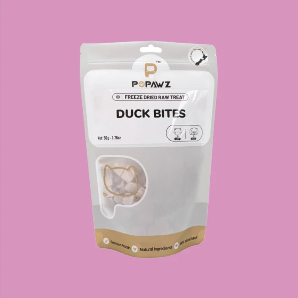 Freeze‑Dried Duck Bites for Cats – 100% NZ Duck Treats