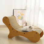Curved Chaise Cat Scratcher - Premium MDF & Corrugated Cardboard