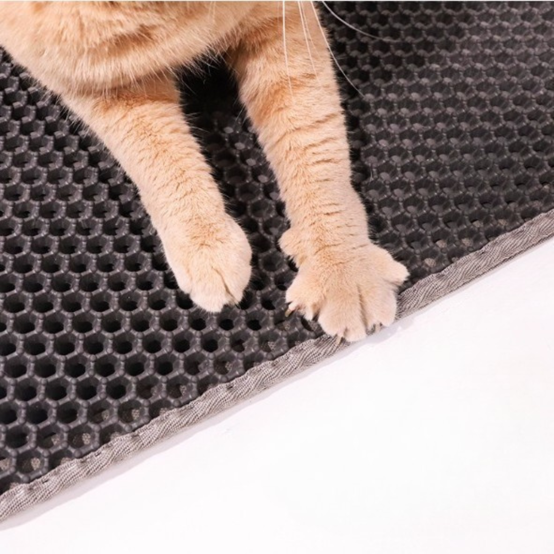 Anti-Tracking Cat Litter Mat – Waterproof, Soft & Easy-Clean by CATATI SELECTED - Gray - Hygiene - Catati