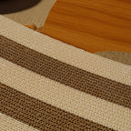Wooden Design Curved Cat Lounge - High-Density Corrugated Scratcher