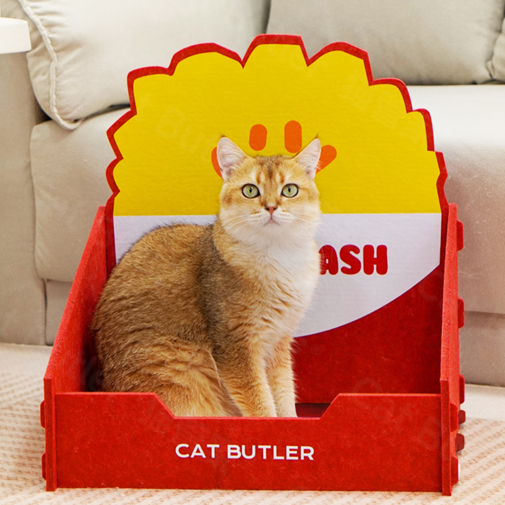 Meow Nash "Potato Hash" Cat House - Premium Felt Hideaway