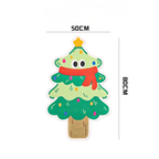 Wall-Mounted Christmas Tree Cat Scratcher – Vertical Holiday Board