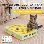 Suction Cup Spring Furball Cat Toy – Interactive Enrichment Game by CATATI SELECTED - Default Title - Playing - Catati