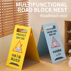 Multifunctional Roadblock Cat Nest – Privacy & Enrichment for Shy Cats by CATATI SELECTED - Yellow - Furniture - Catati