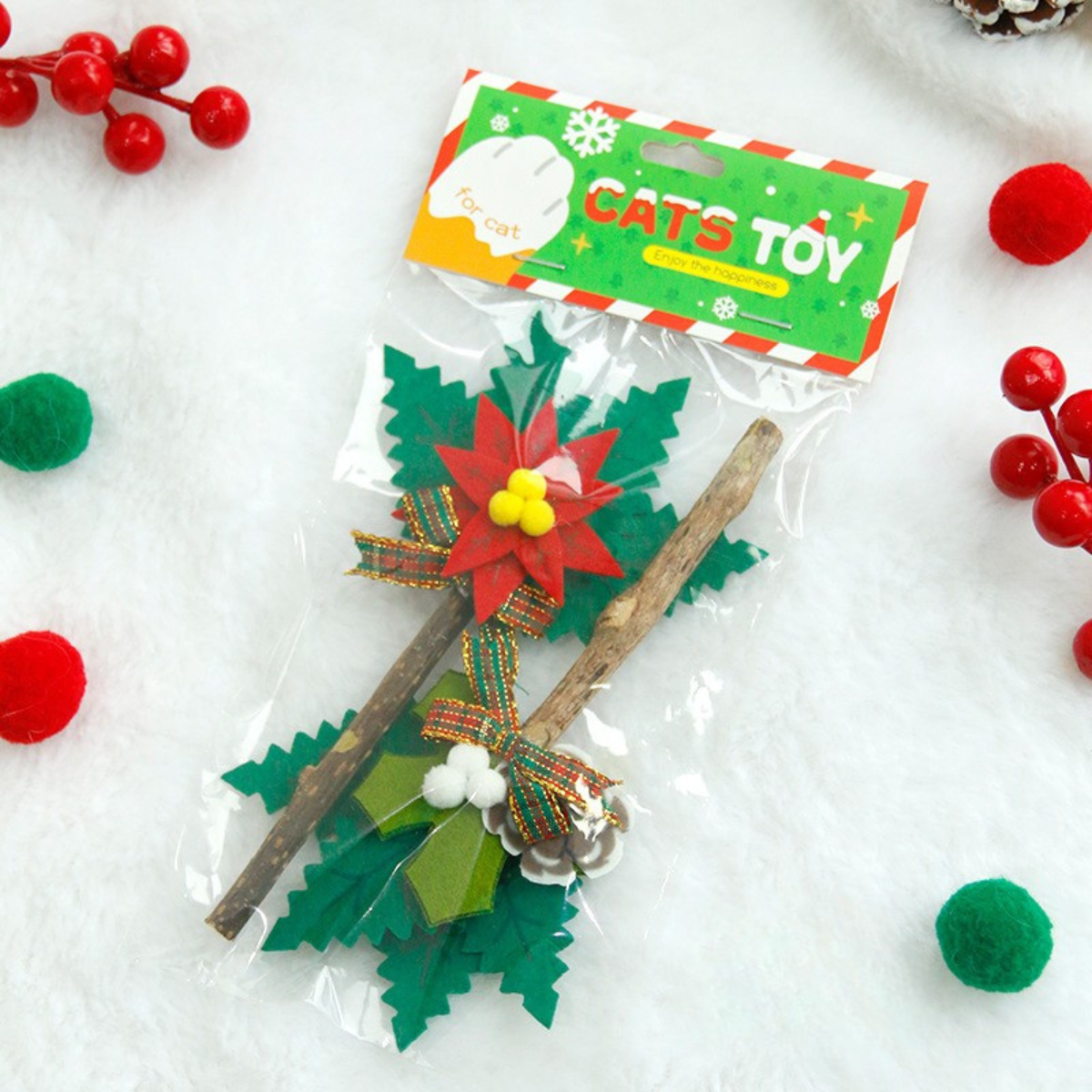 Christmas Matatabi Chew Sticks – Natural Cat Toy Set