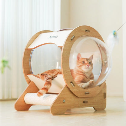 360° Dual - Sided Capsule Cat Bed - catati - nz - cat - products - online