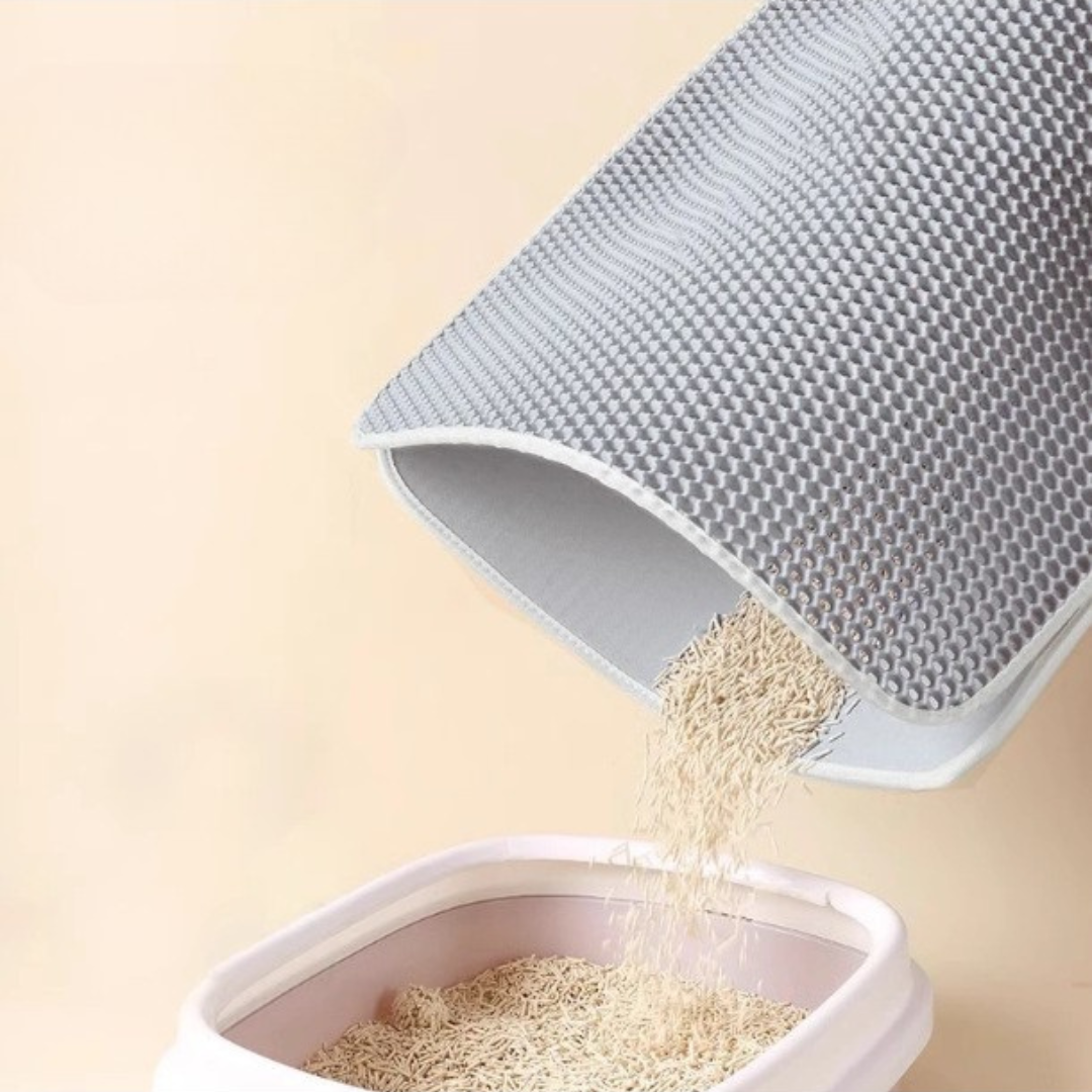 Anti-Tracking Cat Litter Mat – Waterproof, Soft & Easy-Clean by CATATI SELECTED - Gray - Hygiene - Catati