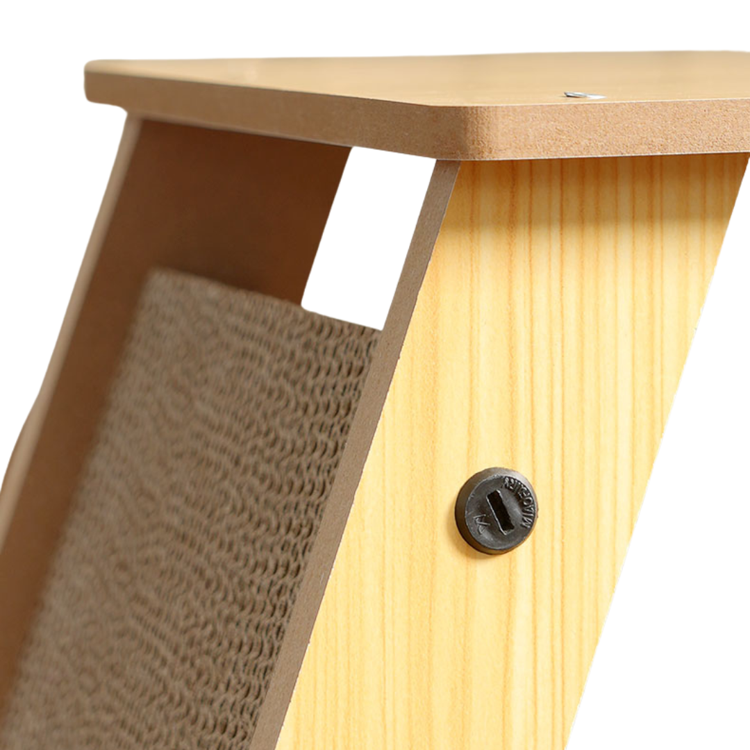 Vertical Cardboard Cat Scratcher Tower with Toy Track by CATATI SELECTED - Default Title - Furniture - Catati