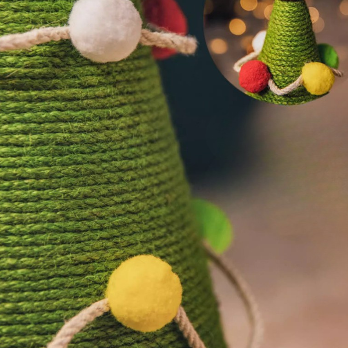 Festive Christmas Tree Cat Scratcher – Holiday Enrichment Post
