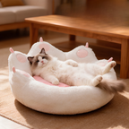 Plush Cat Paw Bed - Deep Sleep Comfort
