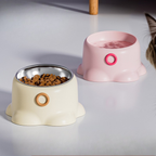 Raised Cat Bowl with Squid-Leg Base – Anti-Tip Design