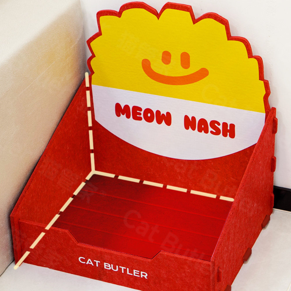 Meow Nash "Potato Hash" Cat House - Premium Felt Hideaway