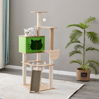 Designer Cat Castle Tower - Single Panoramic Space Capsule & Biologically Optimized Tones