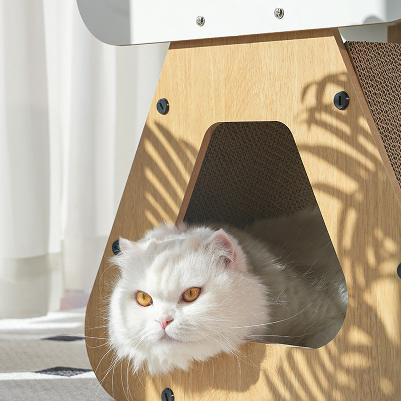 Modern Wood Cat Scratcher & Lounge – Multi-Level Design by CATATI SELECTED - Default Title - Furniture - Catati