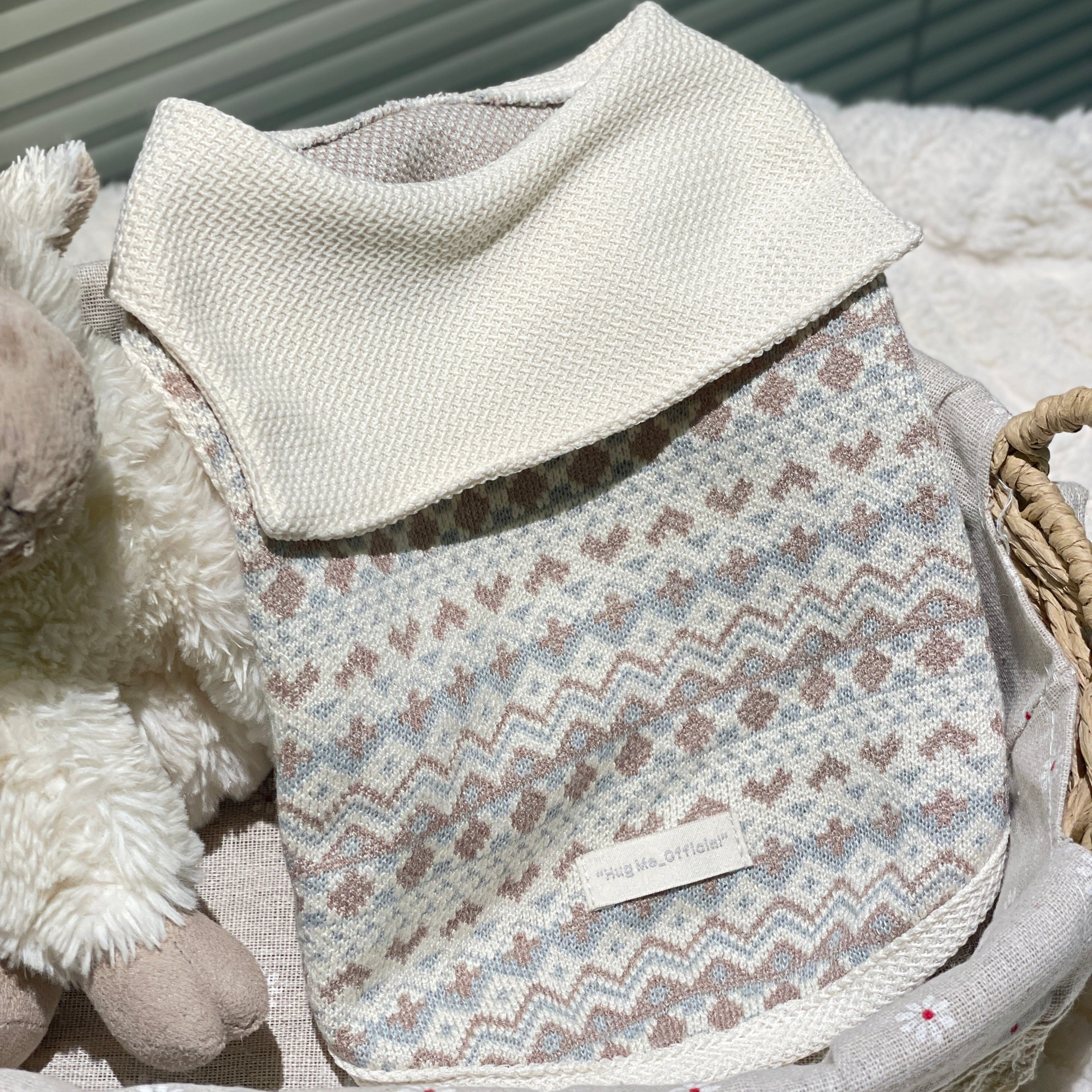 Winter Knit Fleece Collar Cat Hoodie by CATATI SELECTED - Blue / L - Accessories - Catati