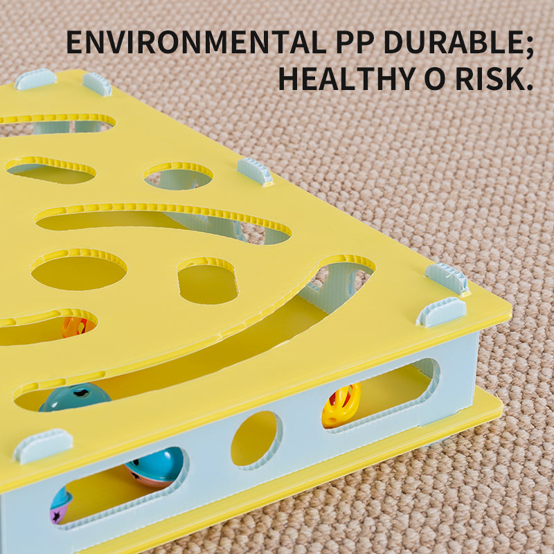 Suction Cup Spring Furball Cat Toy – Interactive Enrichment Game by CATATI SELECTED - Default Title - Playing - Catati