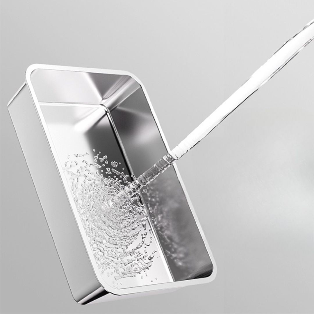 (60cm) XL High Enclosed Stainless Steel Cat Litter Box by CATATI SELECTED - Silver - Litter - Catati