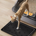 (60cm) XL High Enclosed Stainless Steel Cat Litter Box by CATATI SELECTED - Silver - Litter - Catati