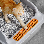 XL 60cm Stainless Steel Cat Litter Box with Scoop – Clean & Durable