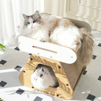 Modern Wood Cat Scratcher & Lounge – Multi-Level Design by CATATI SELECTED - Default Title - Furniture - Catati