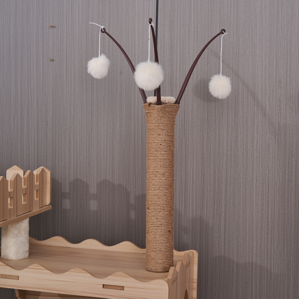 Multi-Level Castle Cat Tree - Dual Space Capsules & Integrated Steps