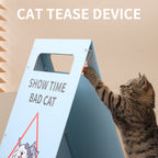 Multifunctional Roadblock Cat Nest – Privacy & Enrichment for Shy Cats by CATATI SELECTED - Yellow - Furniture - Catati