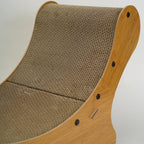 Curved Chaise Cat Scratcher - Premium MDF & Corrugated Cardboard