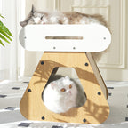 Modern Wood Cat Scratcher & Lounge – Multi-Level Design by CATATI SELECTED - Default Title - Furniture - Catati