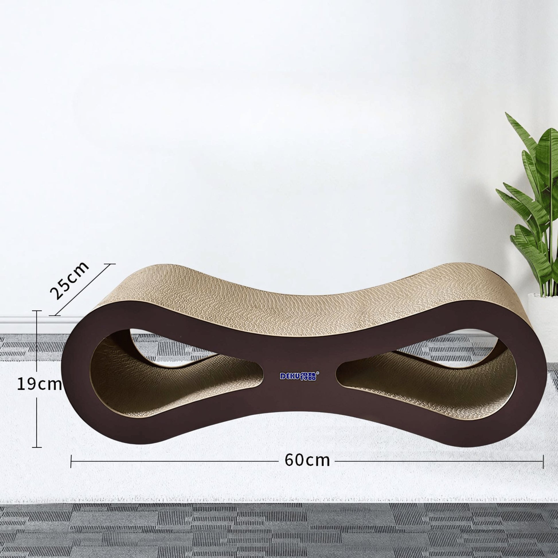 60cm 8(∞) - shaped Cat Scratching Board - catati - nz - cat - products - online