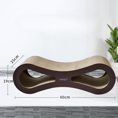 60cm 8(∞) - shaped Cat Scratching Board - catati - nz - cat - products - online