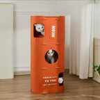 Modular Horizon Cat Tunnel & Lounge - Adhesive-Free Eco-Felt