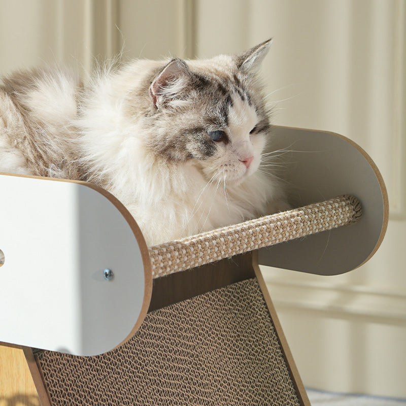Modern Wood Cat Scratcher & Lounge – Multi-Level Design by CATATI SELECTED - Default Title - Furniture - Catati