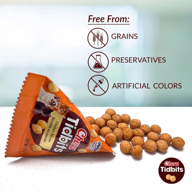 Inaba Churu Tidbits Tuna Recipe Cat Treats – 8 × 12 g